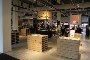 afbeelding: entree Stadsbibliotheek Chocoladefabriek